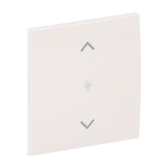 Abdeckung als Wippe 1-fach, mit Symbol "Dimmen", Busch-balance® SI