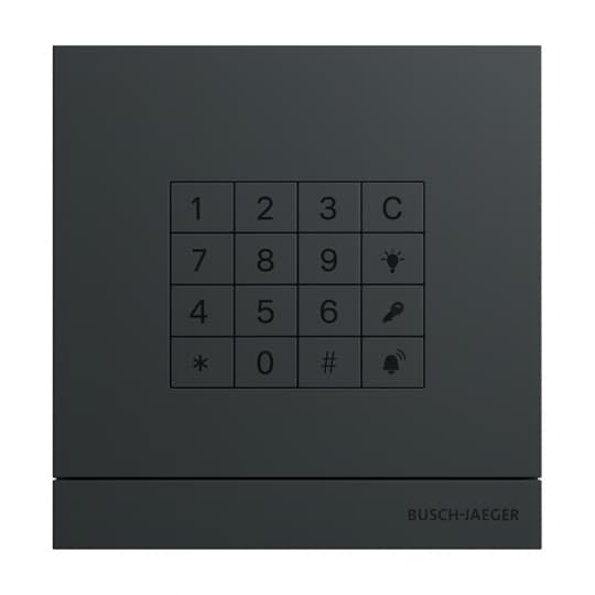 Außenstation mit Tastatur, anthrazit