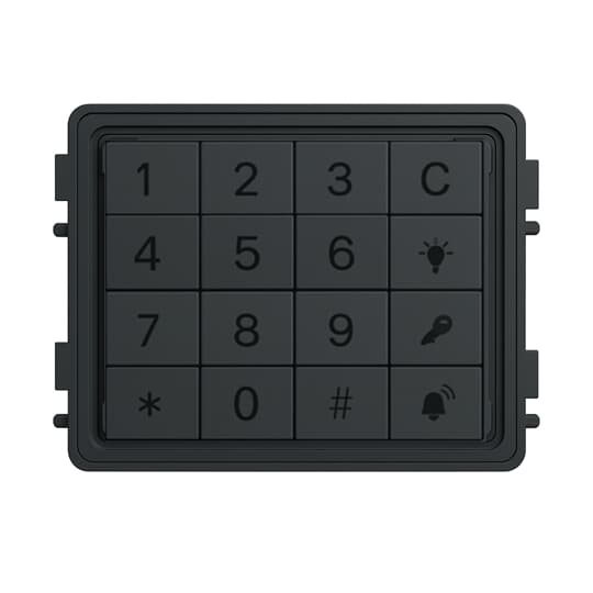 Module de contrôle d'accès avec clavier pour stations extérieures - anthracite