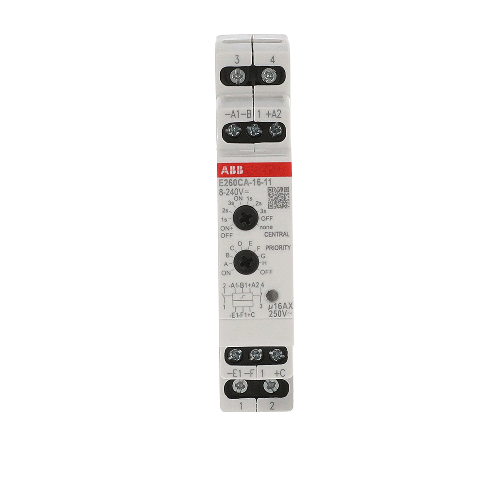 Elektronischer Stromstoßschalter 16 A, 1 Schließer + 1 Öffner, Zentral EIN/AUS