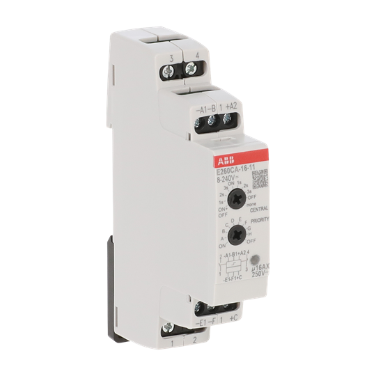 Elektronischer Stromstoßschalter 16 A, 1 Schließer + 1 Öffner, Zentral EIN/AUS
