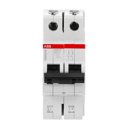 Disjoncteur C, 1 A, 250 V DC, 2P, 50 kA, enfichable 2CCS562001R1014