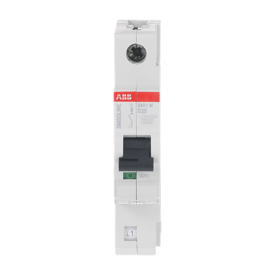 Disjoncteur D-Char., 25 A, 10 kA, 1P, enfichable