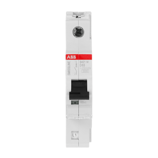 Disjoncteur D-Char., 63 A, 10 kA, 1P, enfichable