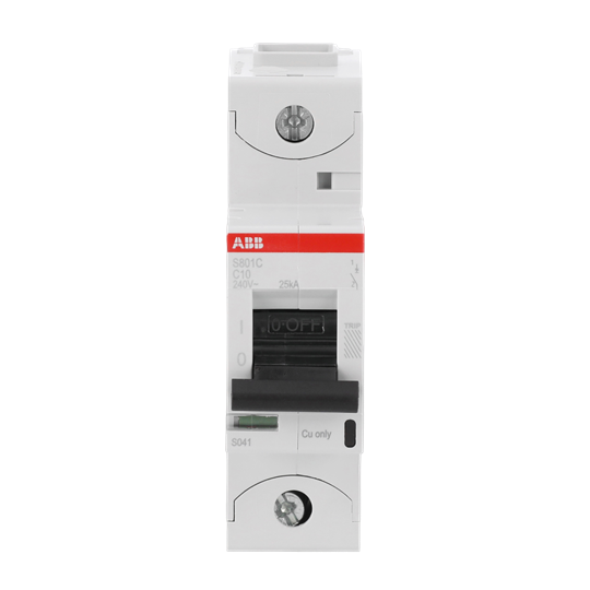 Disjoncteur haute performance, 10A, C, 415V AC=Icu 25 kA, 1P