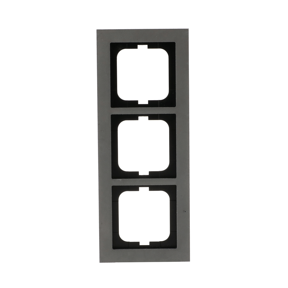 Abdeckrahmen 3-fach betongrau - Busch-axcent® pur