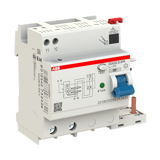 FI-Block für S202/S302 2P, allstromsensitiv, 63A, 300mA