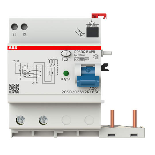 FI-Block für S202/S302 2P, allstromsensitiv, 63A, 30mA