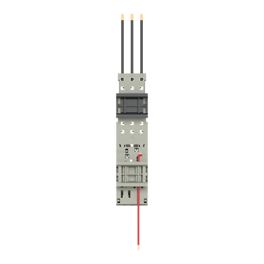 Kombimodul L1, L2, L3, LA mit oben angebrachten Litzen