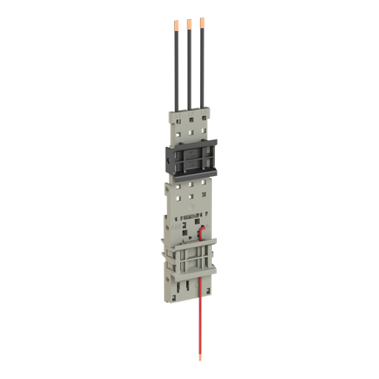 Kombimodul L1, L2, L3, LA mit oben angebrachten Litzen