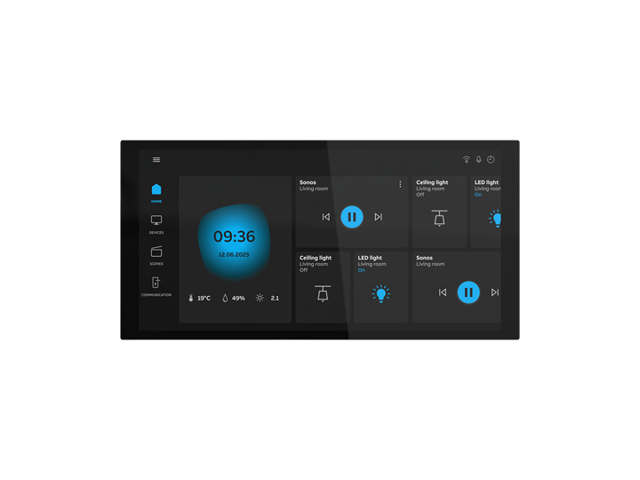 Busch IQ-Touch Panel 7" in Schwarz