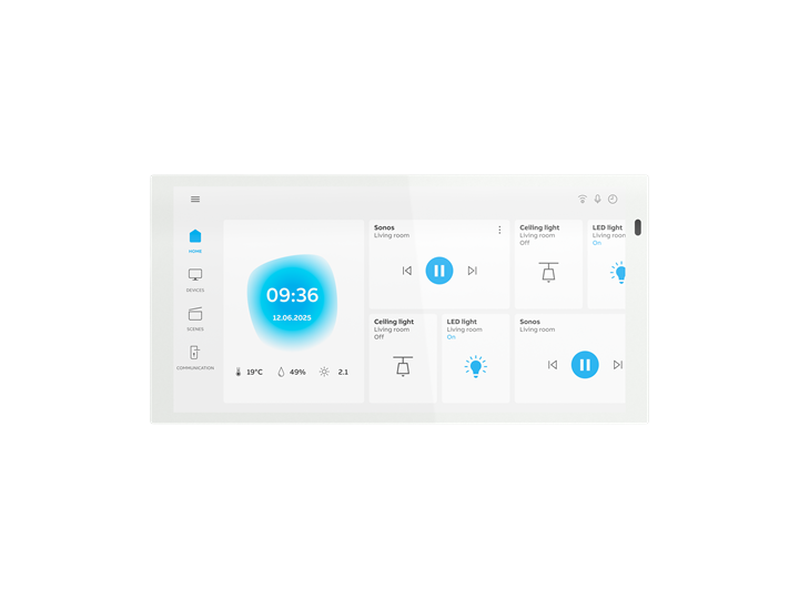 Busch IQ-Touch Panel 7" en Blanc