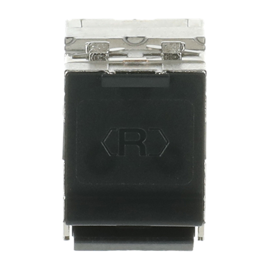 Modular-Jack-Einsatz Modular-Jack-Einsatz, Keystone Cat 6a RJ45 8(8)-Stecker