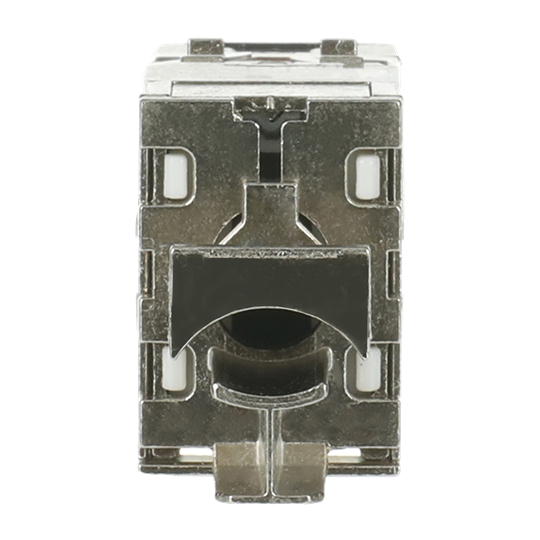 Modular-Jack-Einsatz Modular-Jack-Einsatz, Keystone Cat 6a RJ45 8(8)-Stecker