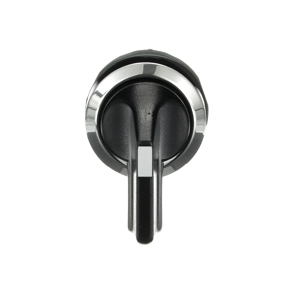 Sélecteur B-C, noir, 2 positions, long bouton rotatif