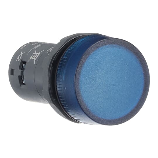 Meldeleuchte blau 24VACDC, mit fest integrierter LED