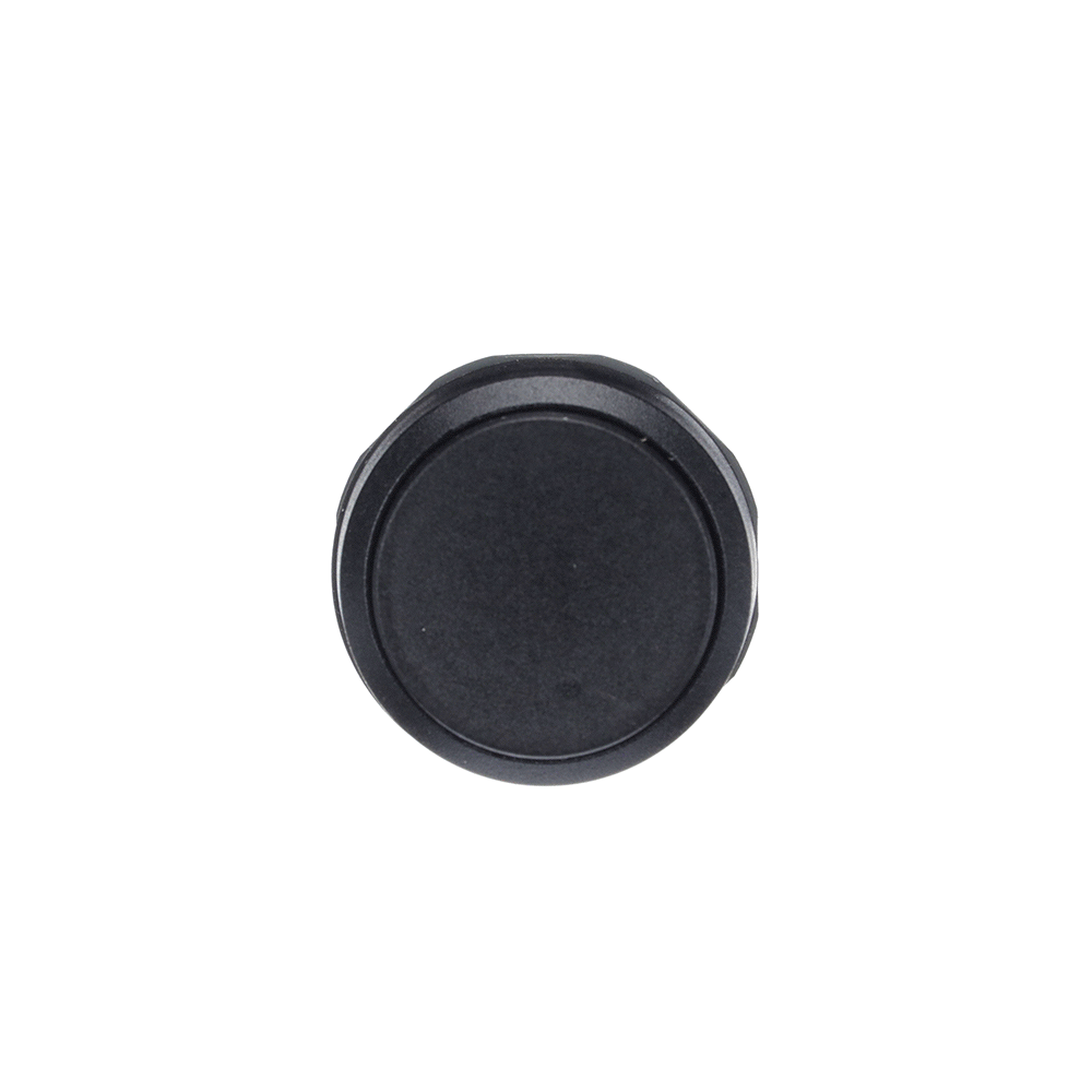 Bouton-poussoir, tactile, haut, noir, 1 contact normalement ouvert + 1 contact normalement fermé