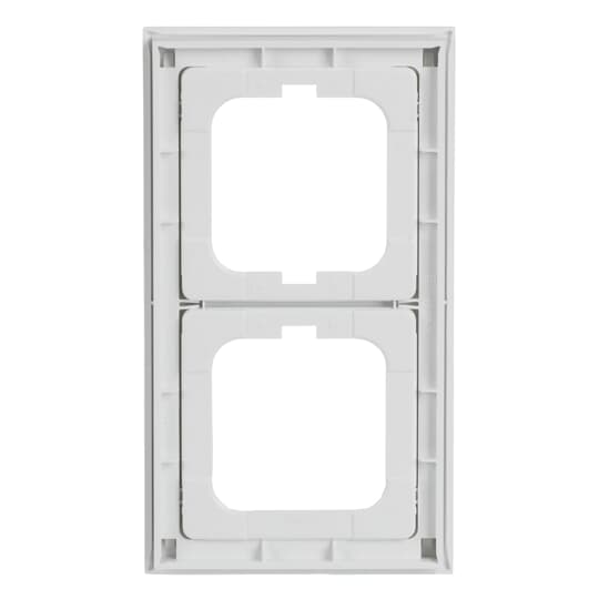 Abdeckrahmen 2-fach studioweiß - Busch-axcent®