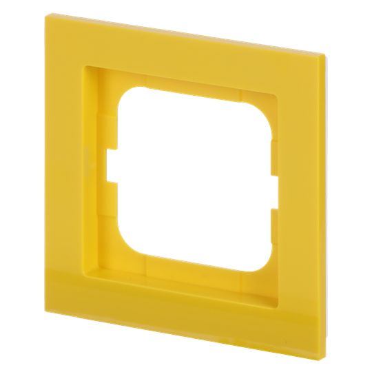 Abdeckrahmen 1-fach gelb - Busch-axcent®