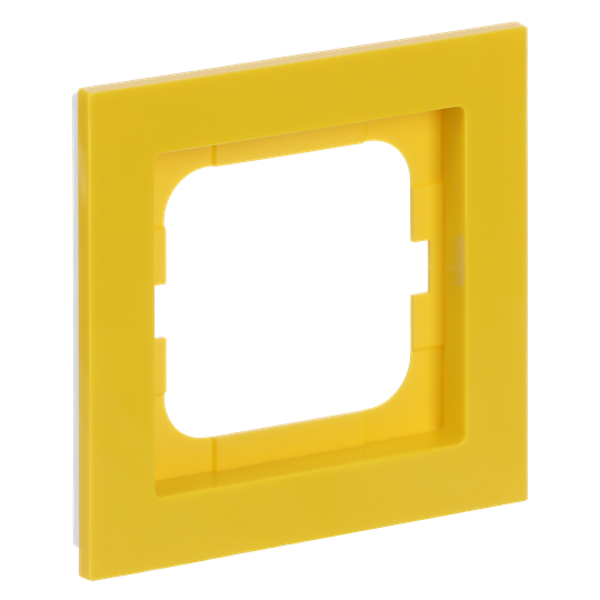 Abdeckrahmen 1-fach gelb - Busch-axcent®