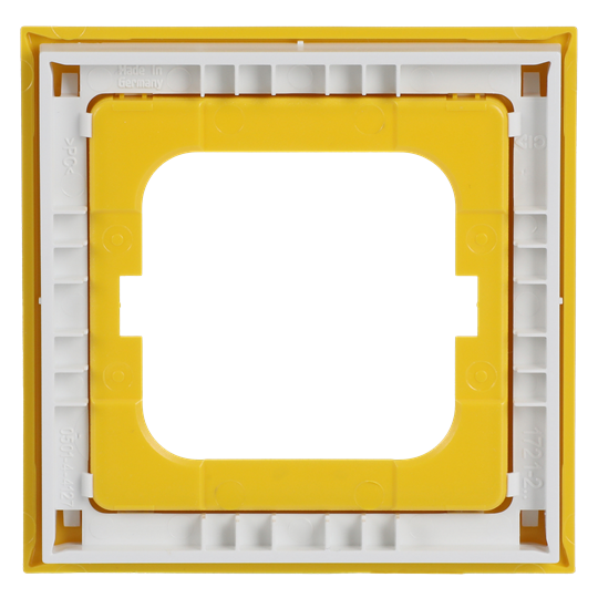 Abdeckrahmen 1-fach gelb - Busch-axcent®