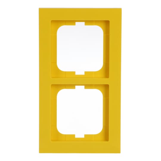 Abdeckrahmen 2-fach gelb - Busch-axcent®
