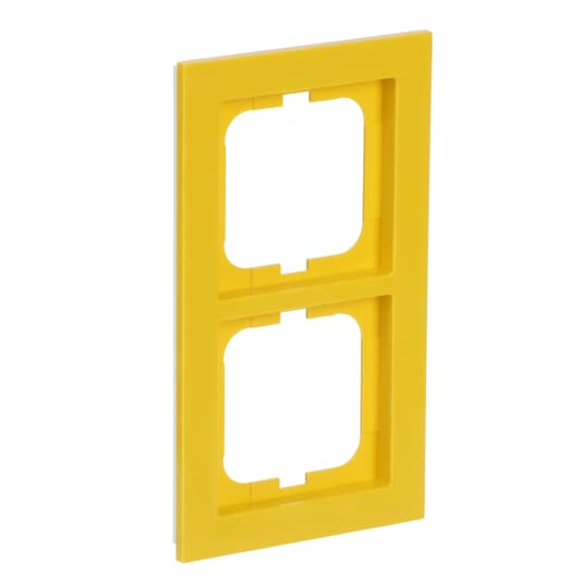 Abdeckrahmen 2-fach gelb - Busch-axcent®