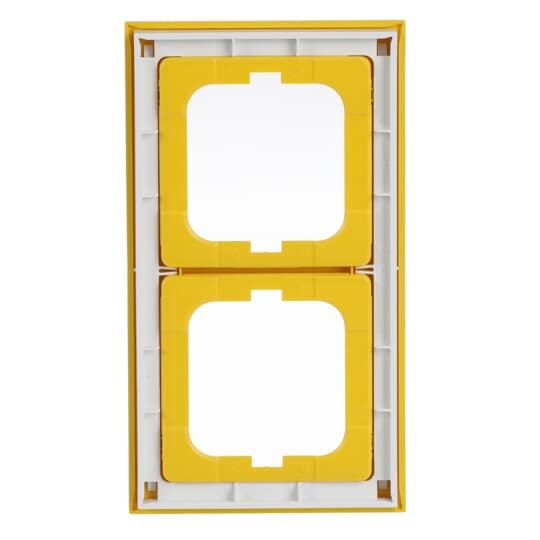 Abdeckrahmen 2-fach gelb - Busch-axcent®
