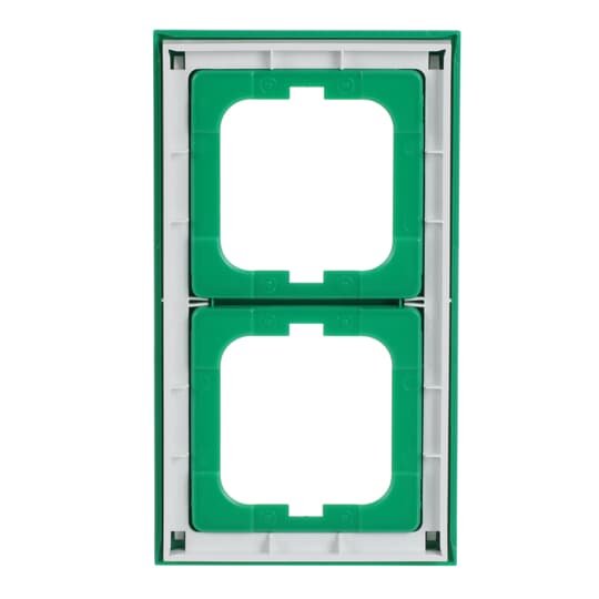 Abdeckrahmen 2-fach grün - Busch-axcent®