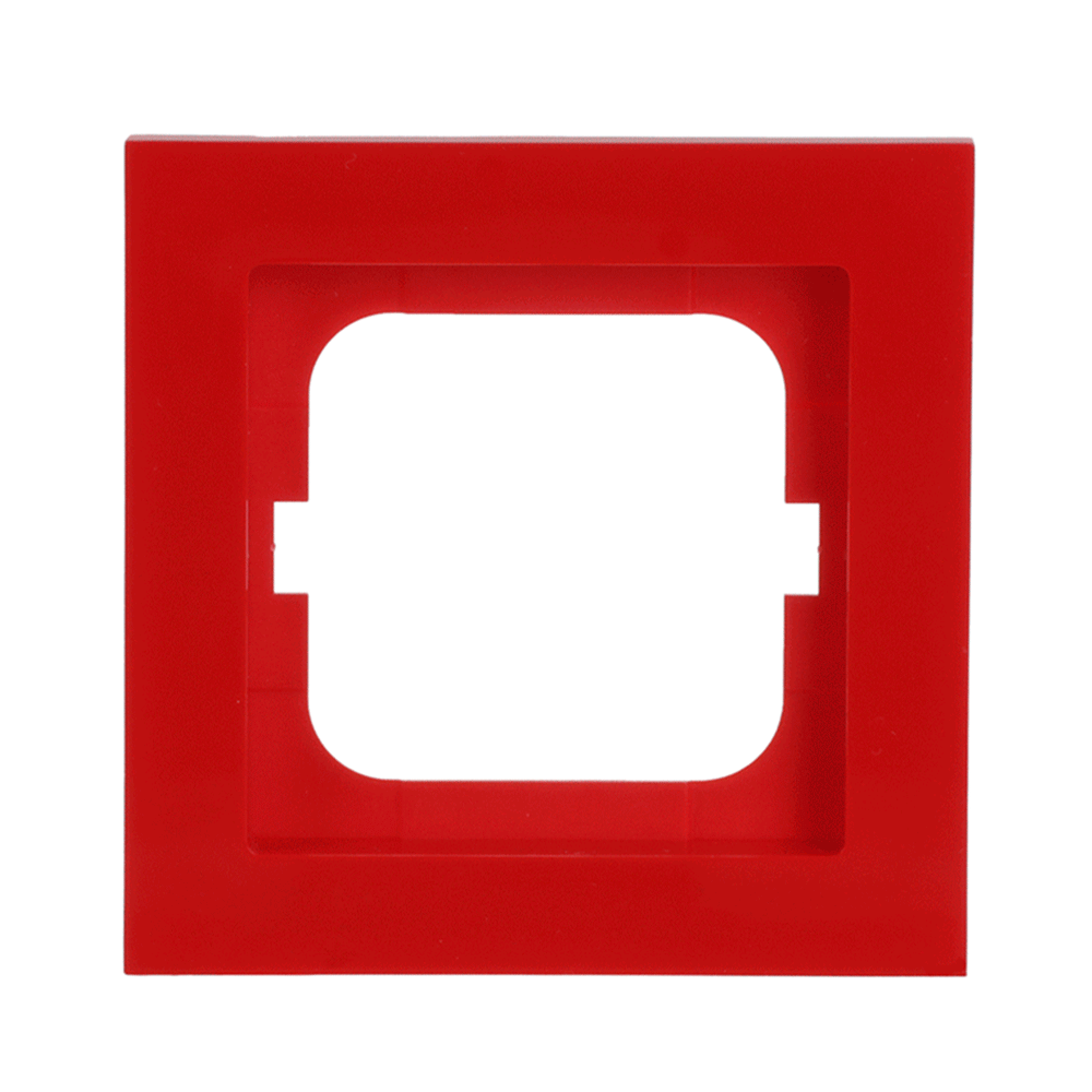 Abdeckrahmen 1-fach rot - Busch-axcent®