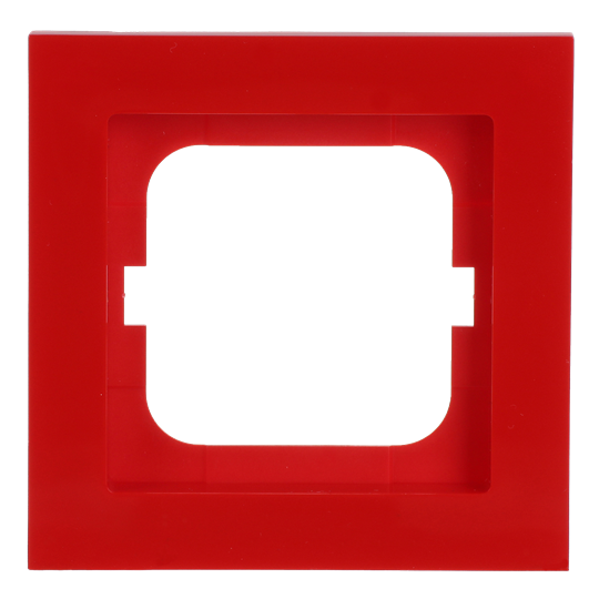 Abdeckrahmen 1-fach rot - Busch-axcent®