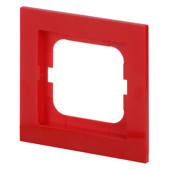 Abdeckrahmen 1-fach rot - Busch-axcent®