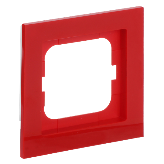 Abdeckrahmen 1-fach rot - Busch-axcent®
