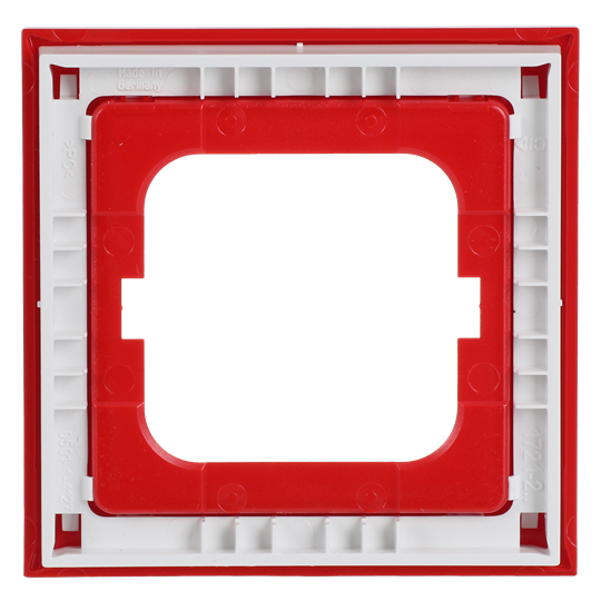 Abdeckrahmen 1-fach rot - Busch-axcent®