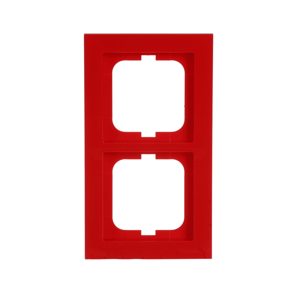 Abdeckrahmen 2-fach rot - Busch-axcent®