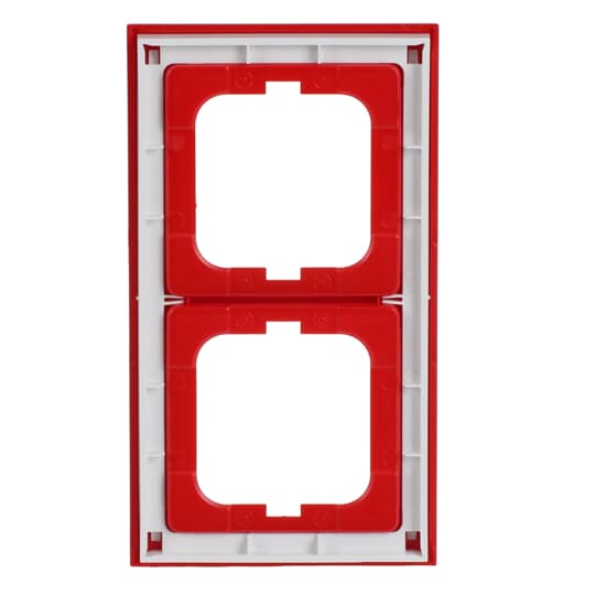 Abdeckrahmen 2-fach rot - Busch-axcent®