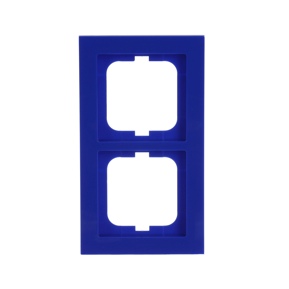 Abdeckrahmen 2-fach blau - Busch-axcent®