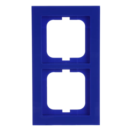 Abdeckrahmen 2-fach blau - Busch-axcent®