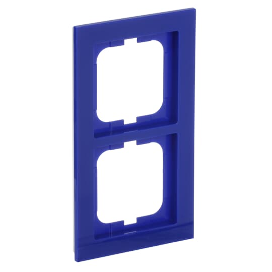Abdeckrahmen 2-fach blau - Busch-axcent®