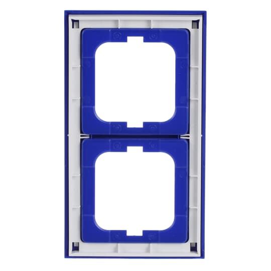 Abdeckrahmen 2-fach blau - Busch-axcent®
