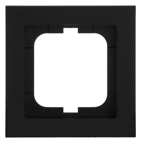 Abdeckrahmen 1-fach schwarz - Busch-axcent®