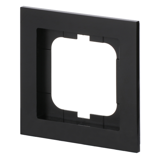 Abdeckrahmen 1-fach schwarz - Busch-axcent®