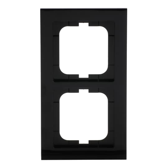 Abdeckrahmen 2-fach schwarz - Busch-axcent®