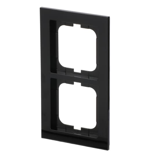 Abdeckrahmen 2-fach schwarz - Busch-axcent®
