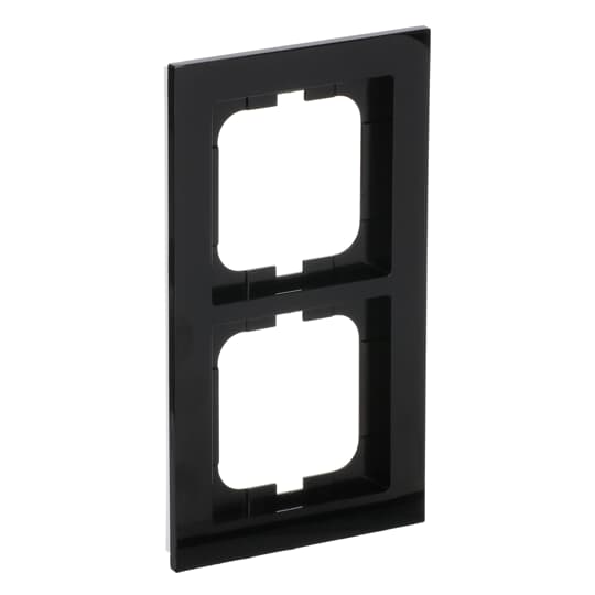 Abdeckrahmen 2-fach schwarz - Busch-axcent®