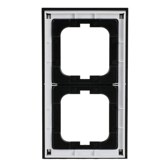 Abdeckrahmen 2-fach schwarz - Busch-axcent®