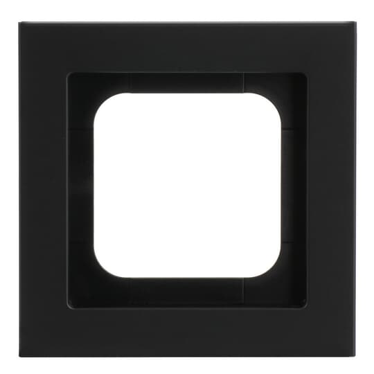 Abdeckrahmen 1-fach schwarz matt - Busch-axcent® pur