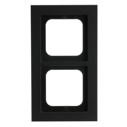Abdeckrahmen 2-fach schwarz matt - Busch-axcent® pur