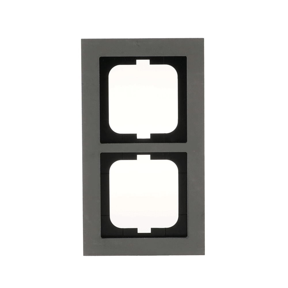 Abdeckrahmen 2-fach betongrau - Busch-axcent® pur