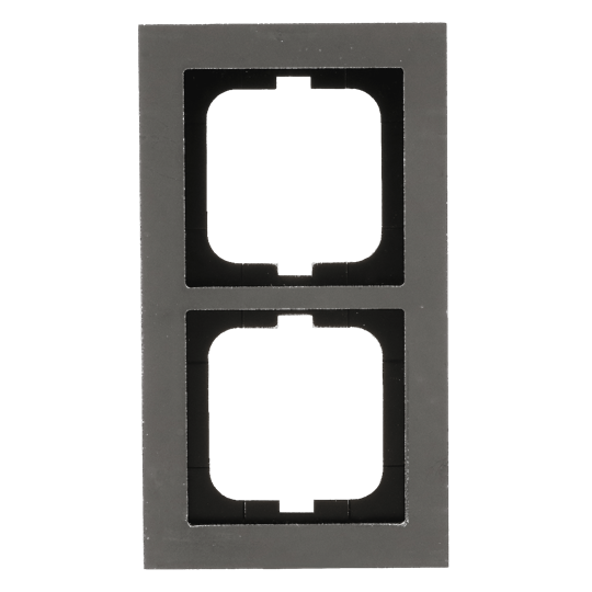 Abdeckrahmen 2-fach betongrau - Busch-axcent® pur